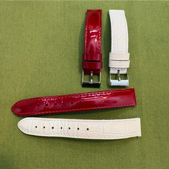 GUESS - Red and White Watch Straps - Picture 1 of 6